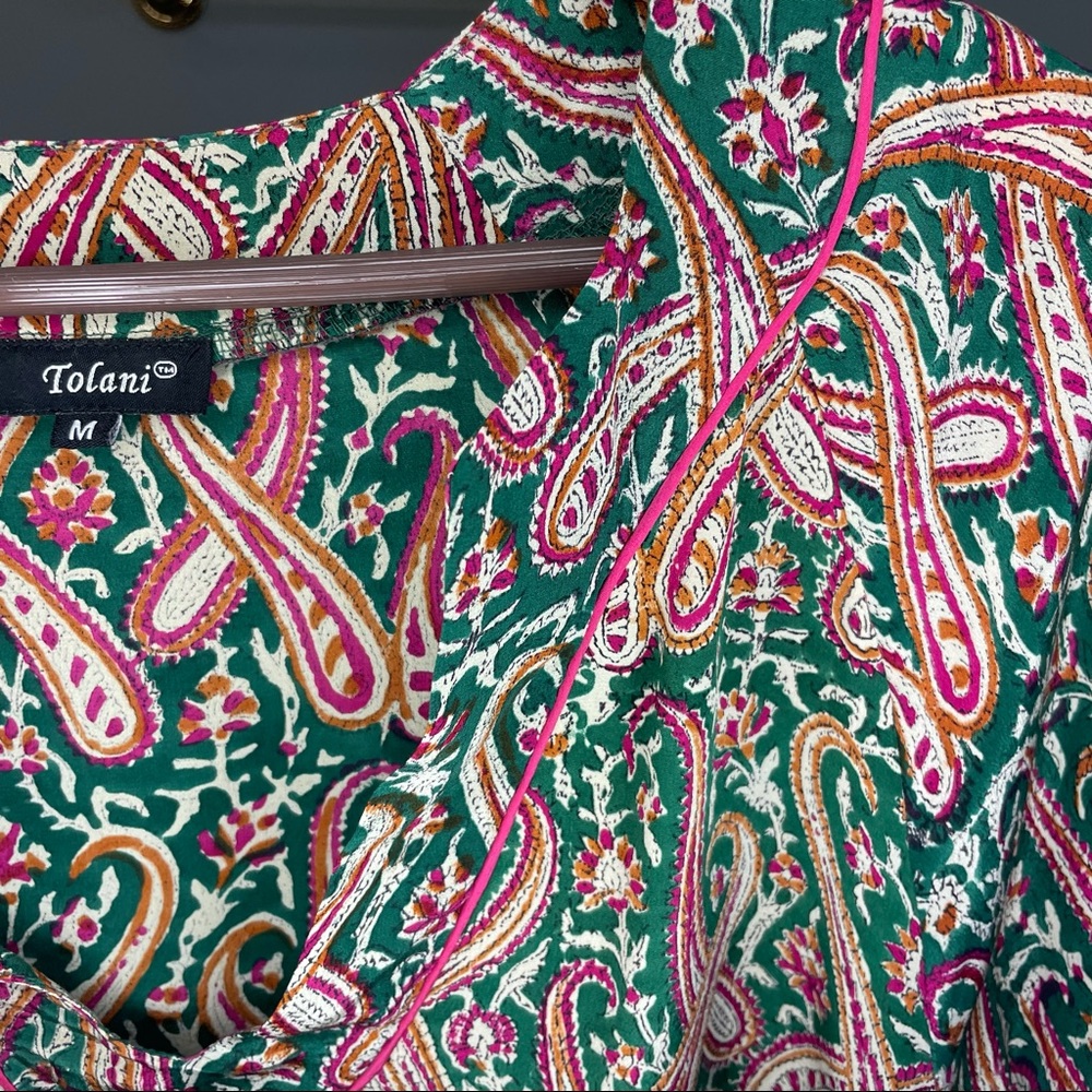 Silk Patterned Dress - Picture 3 of 4